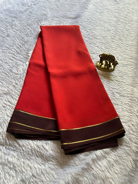 Rekha (2D) : Red-chocolate brown