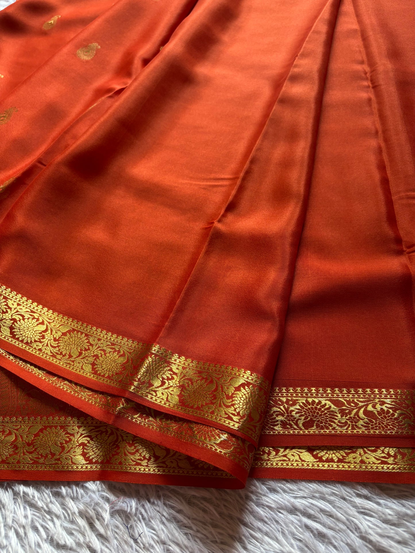 Pallavi : Solid Orange