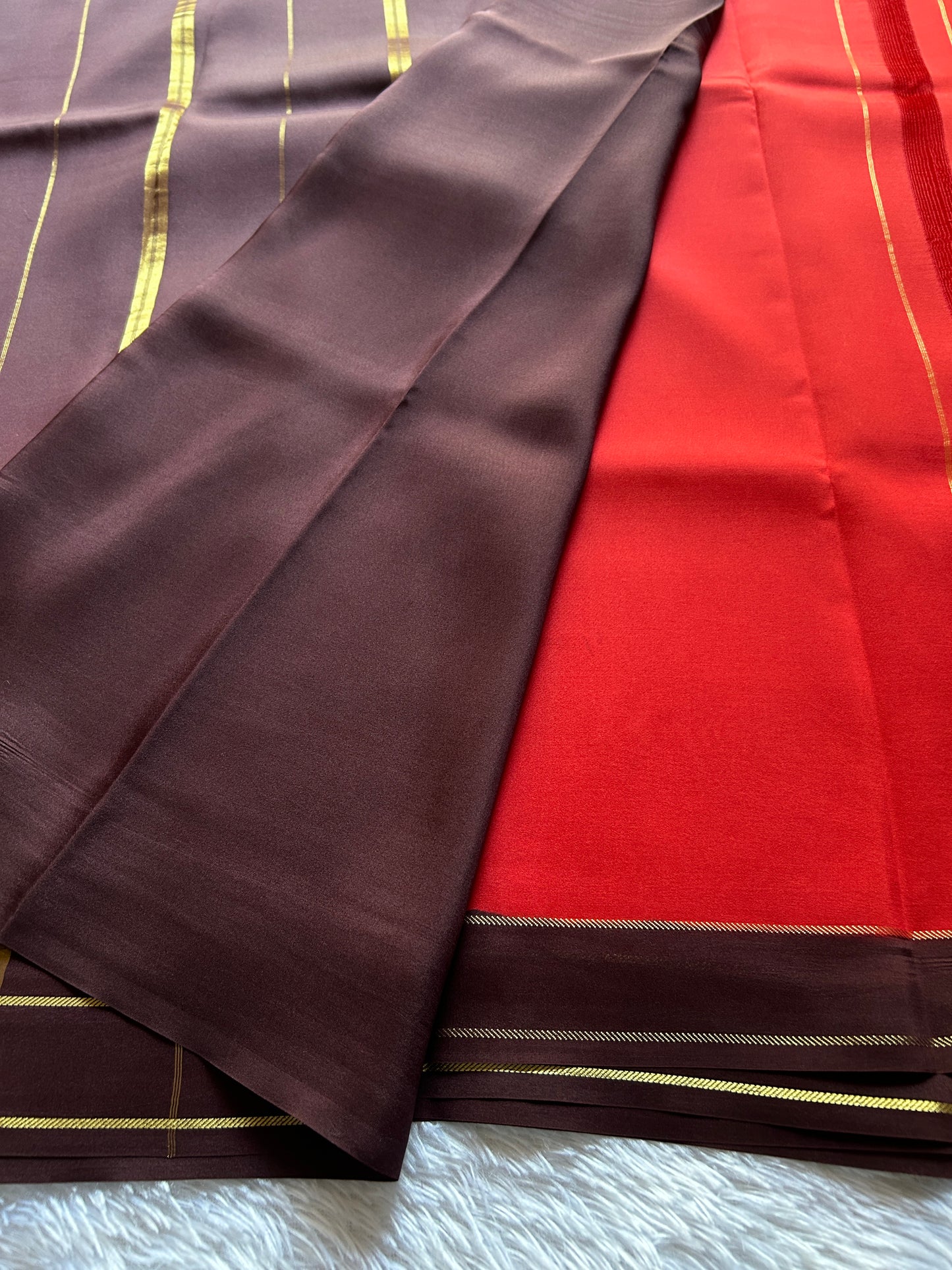 Rekha (2D) : Red-chocolate brown