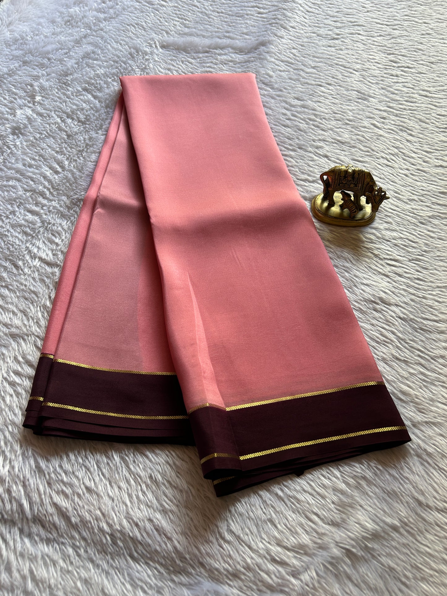 Rekha (2D) : Peach-chocolate brown