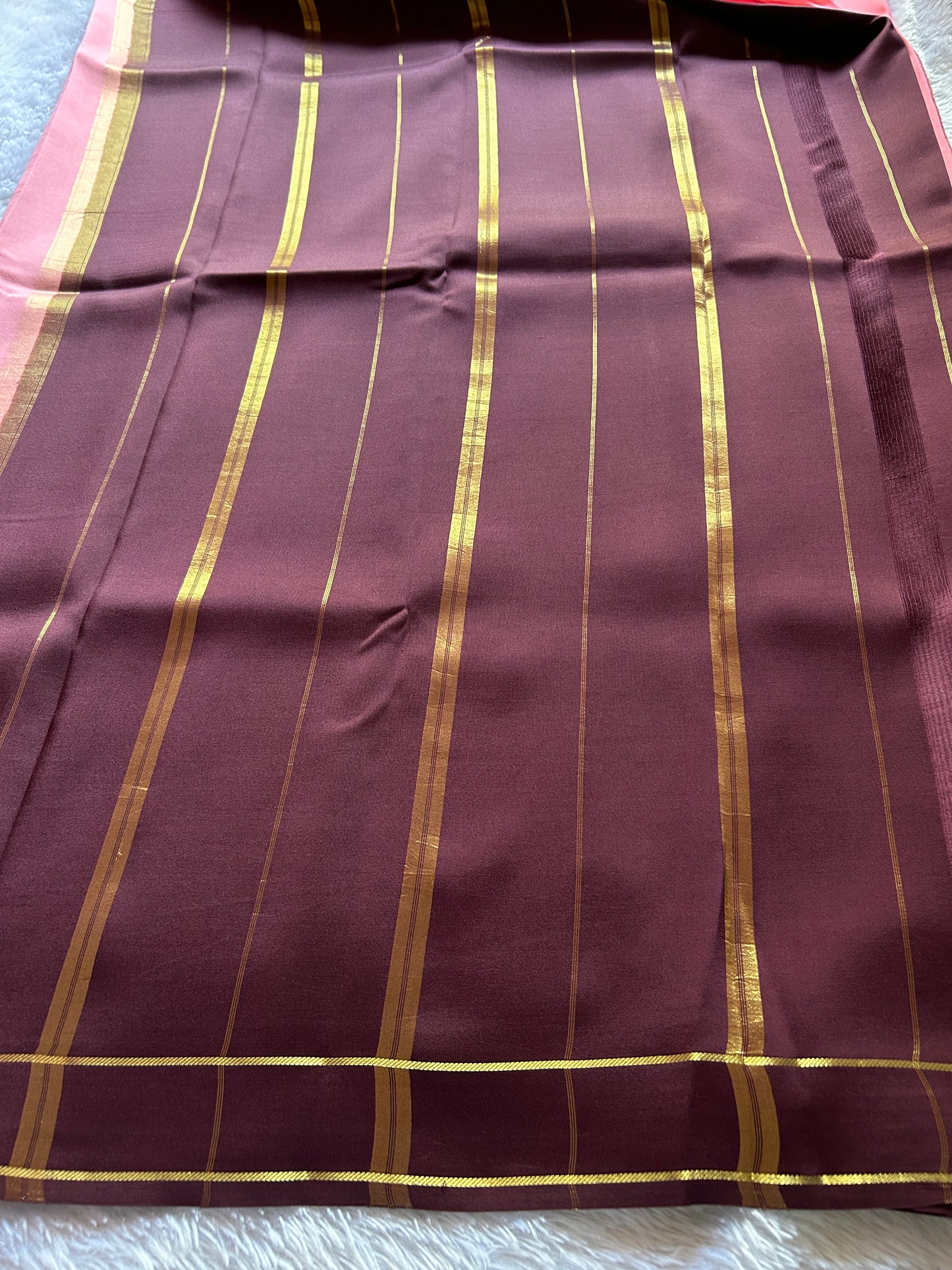 Rekha (2D) : Peach-chocolate brown