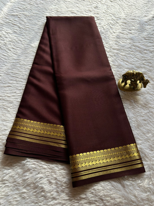 Swara : Solid Chocolate brown