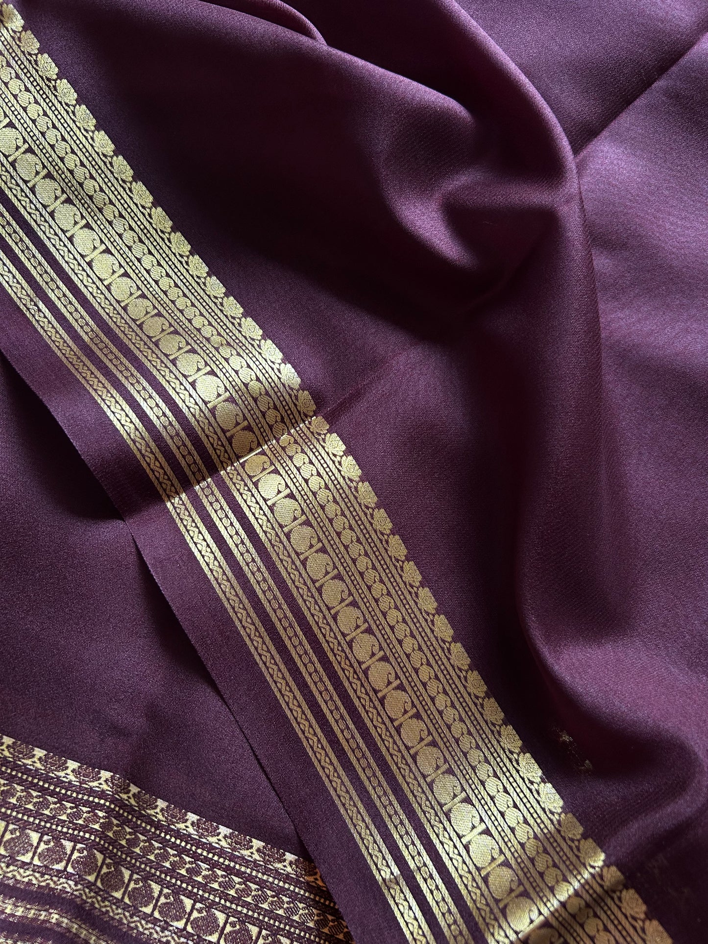 Swara : Solid Chocolate brown