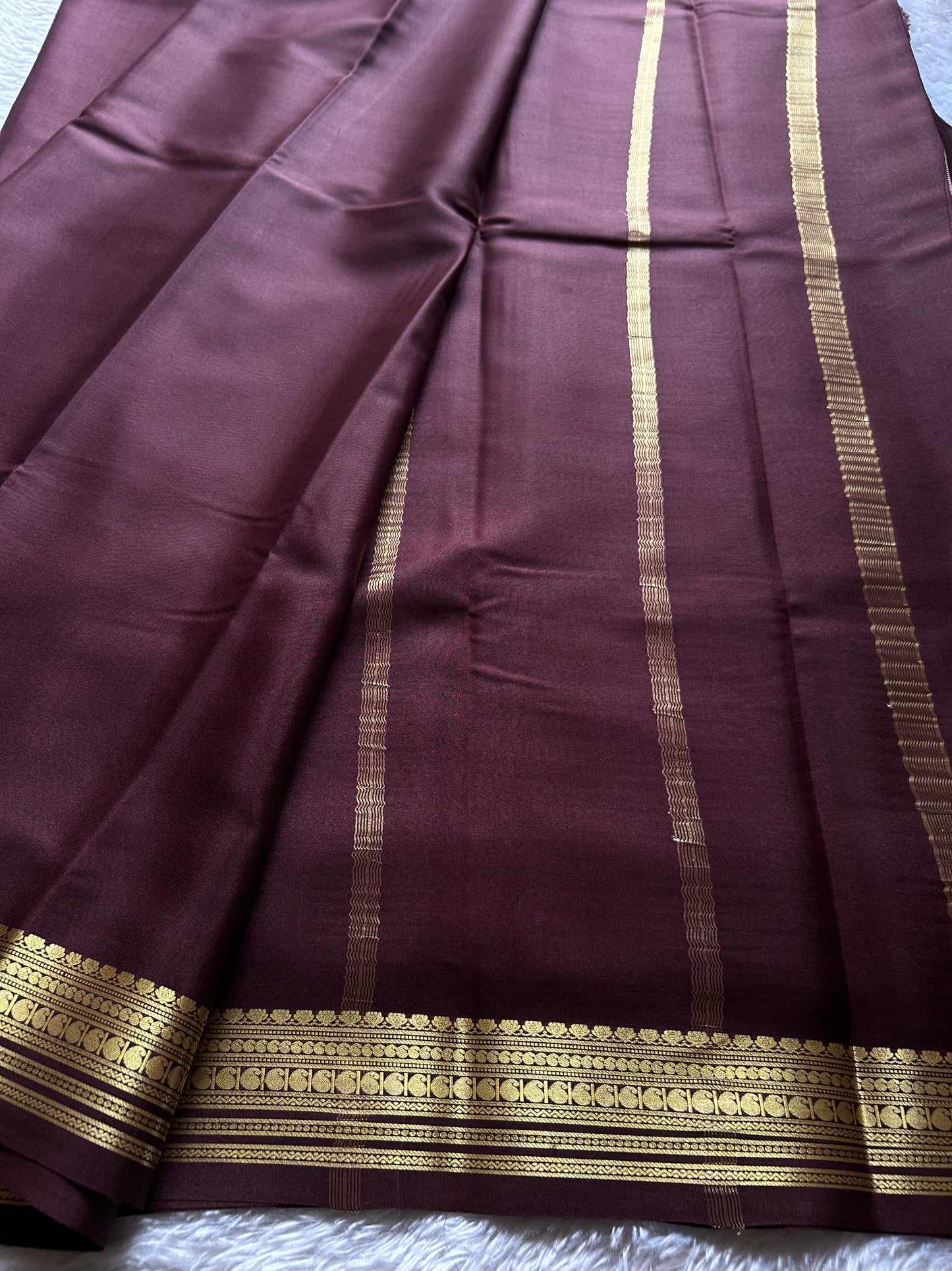 Swara : Solid Chocolate brown