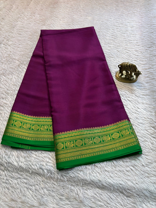 Shubha (2D) : Plum-leaf green