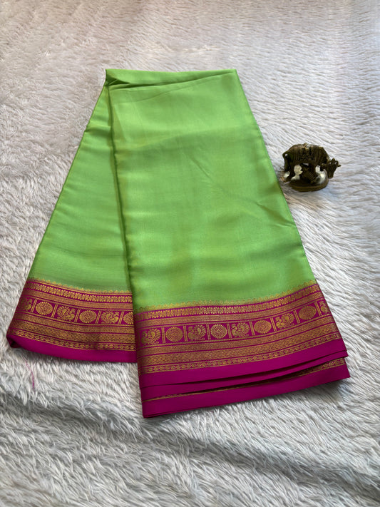 Shubha (2D) : MInt green-rani pink