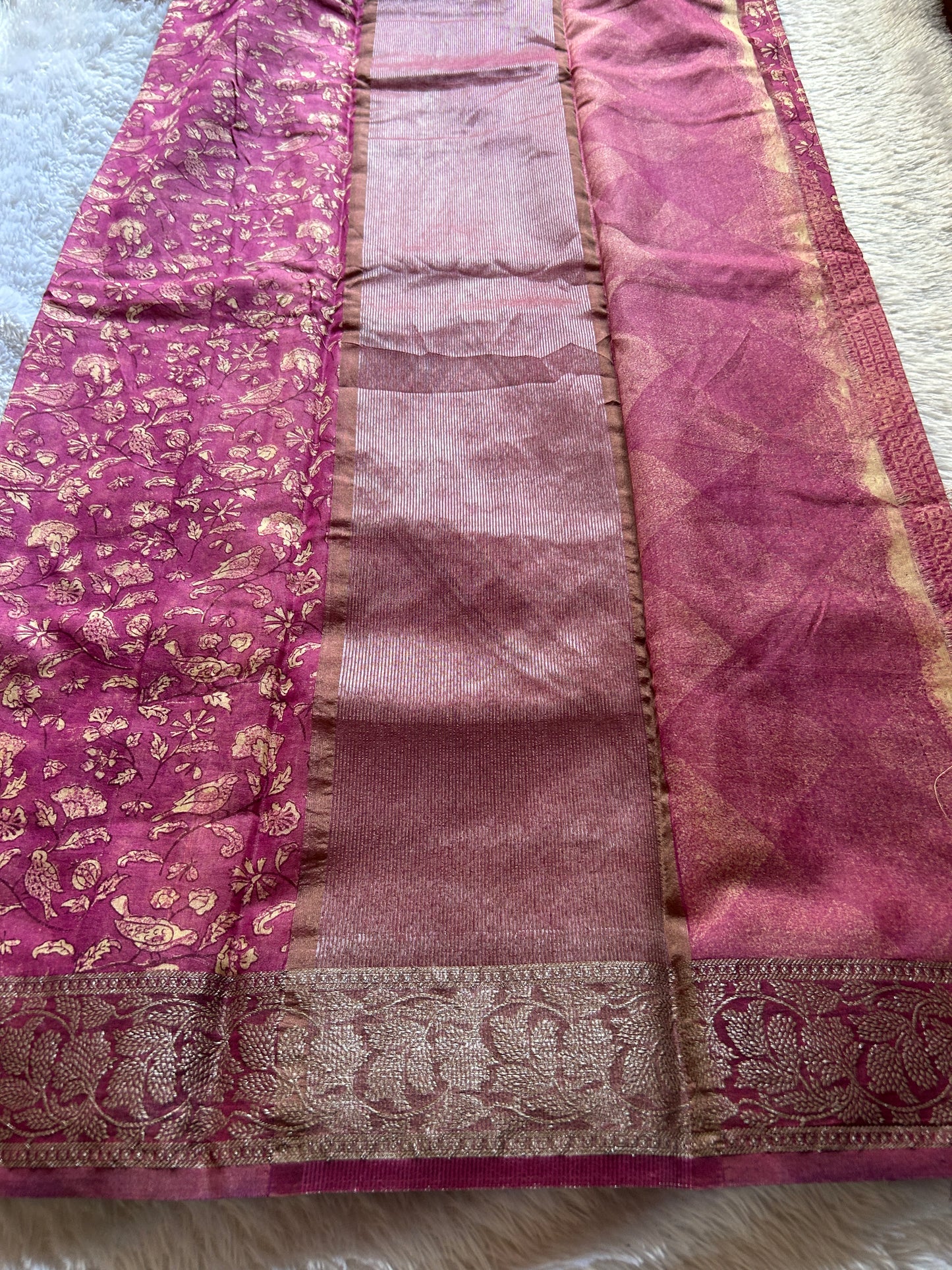 Sarala (2D) : Blush pink-dark pink