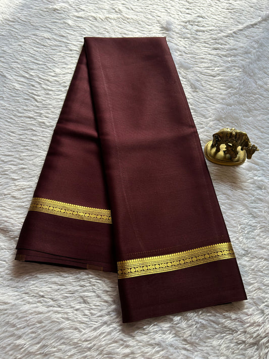 Shambhavi : Solid Chocolate brown