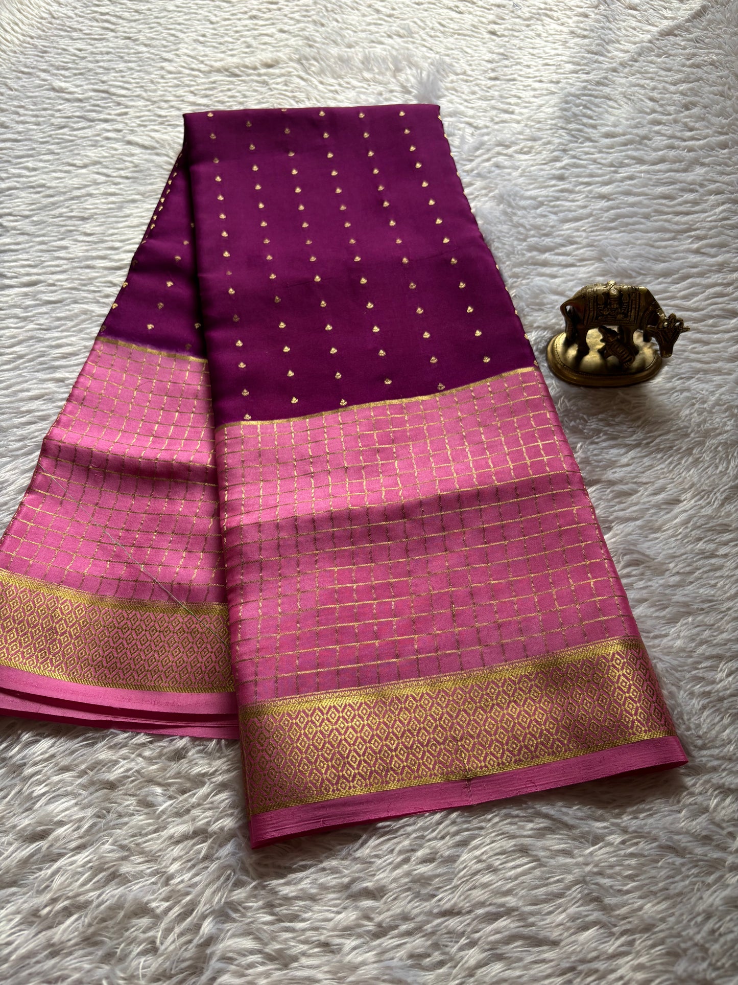 Kavya (2D) : Deep wine-baby pink