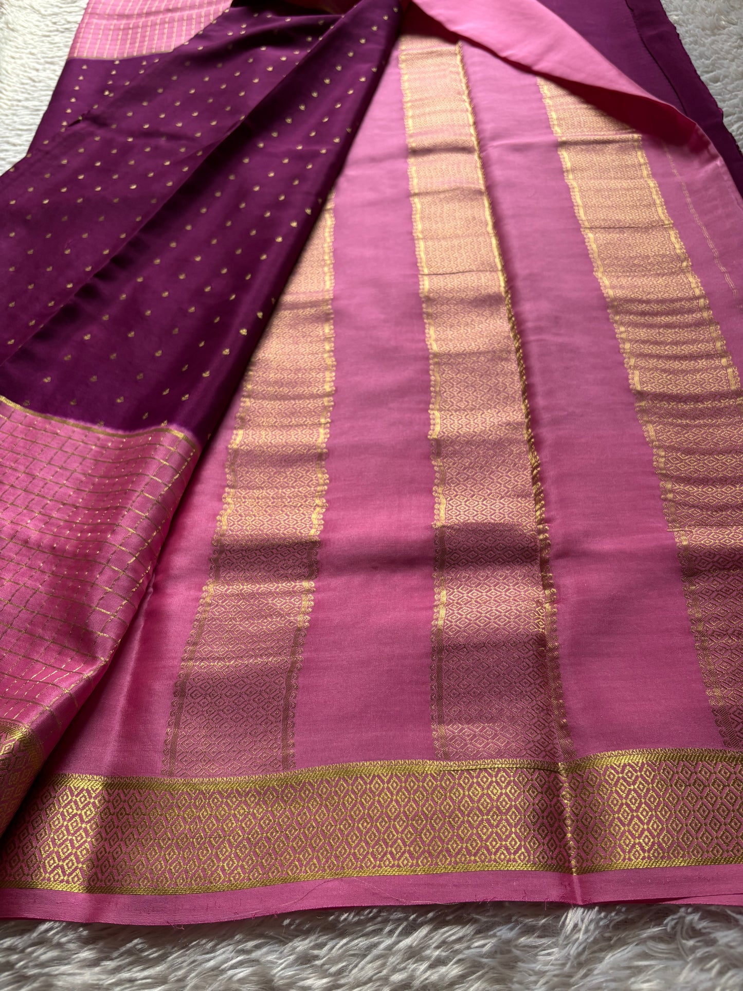 Kavya (2D) : Deep wine-baby pink