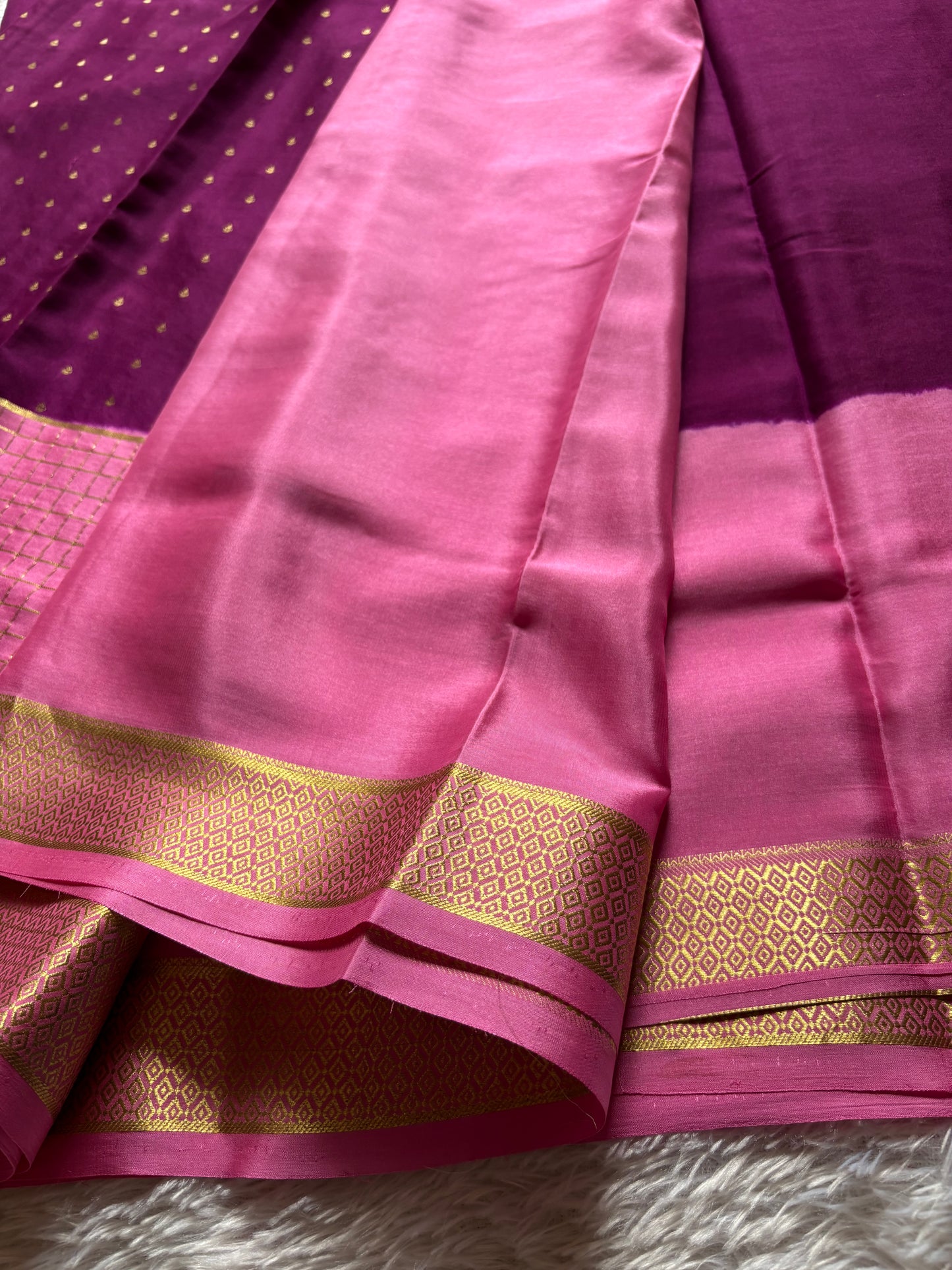 Kavya (2D) : Deep wine-baby pink