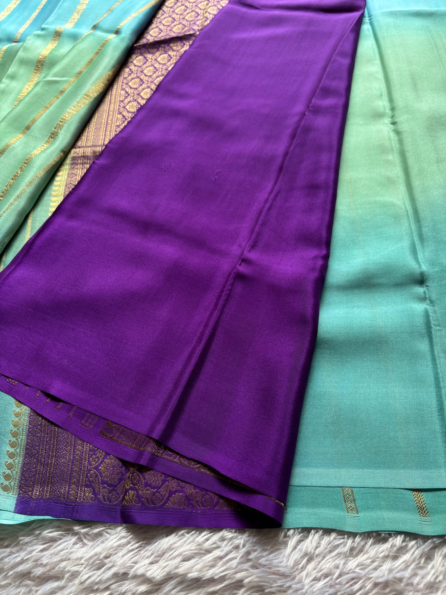 Meragu : Ombré Sea green-purple