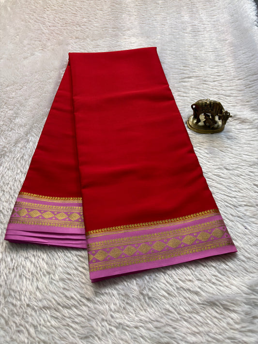 Saanvi (2D) : Red-rose pink