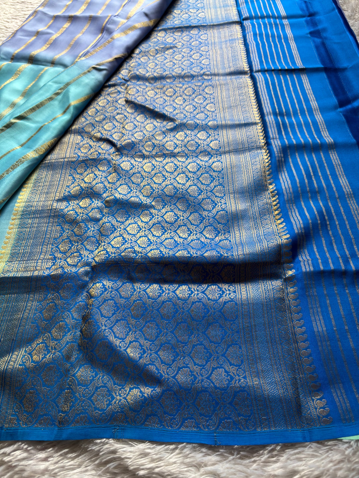 Meragu : Ombré Sea blue-cobalt blue