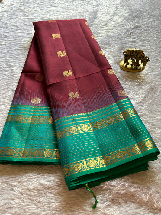 Janani (2D) : Maroon-rama green