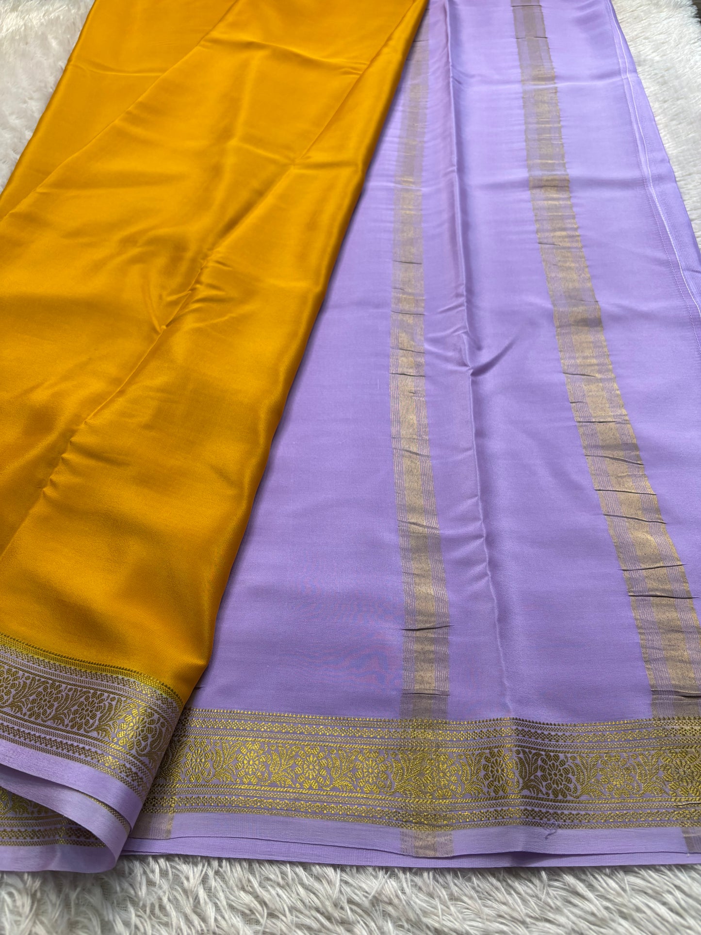 Anagha (2D) : Golden yellow-lavender