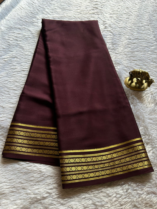 Pushpa : Solid Chocolate brown