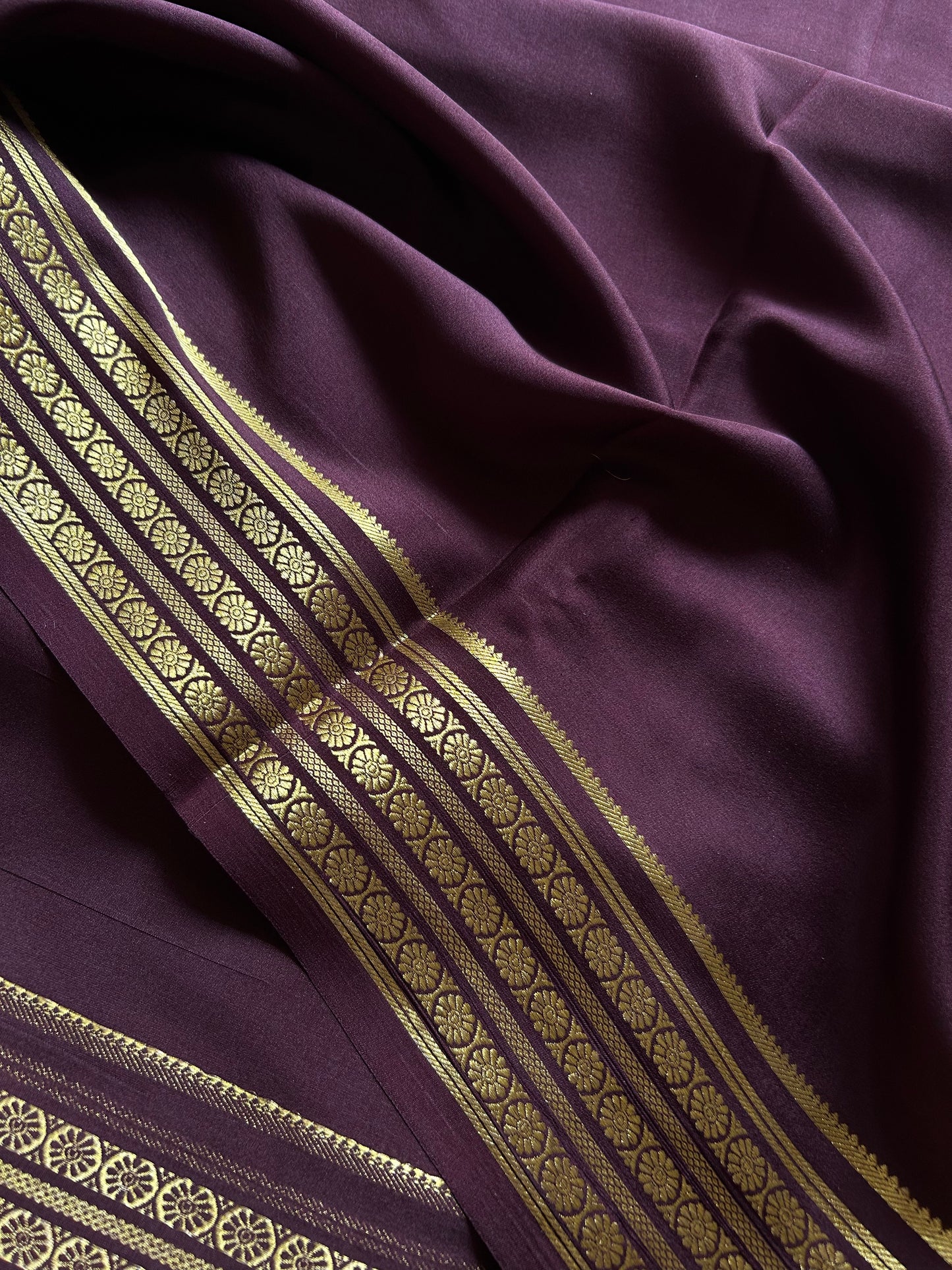 Pushpa : Solid Chocolate brown