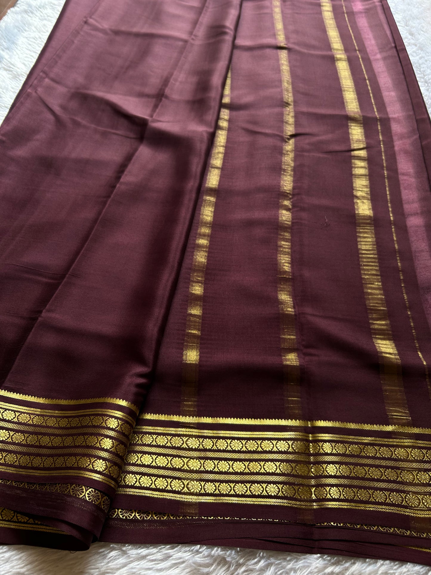 Pushpa : Solid Chocolate brown