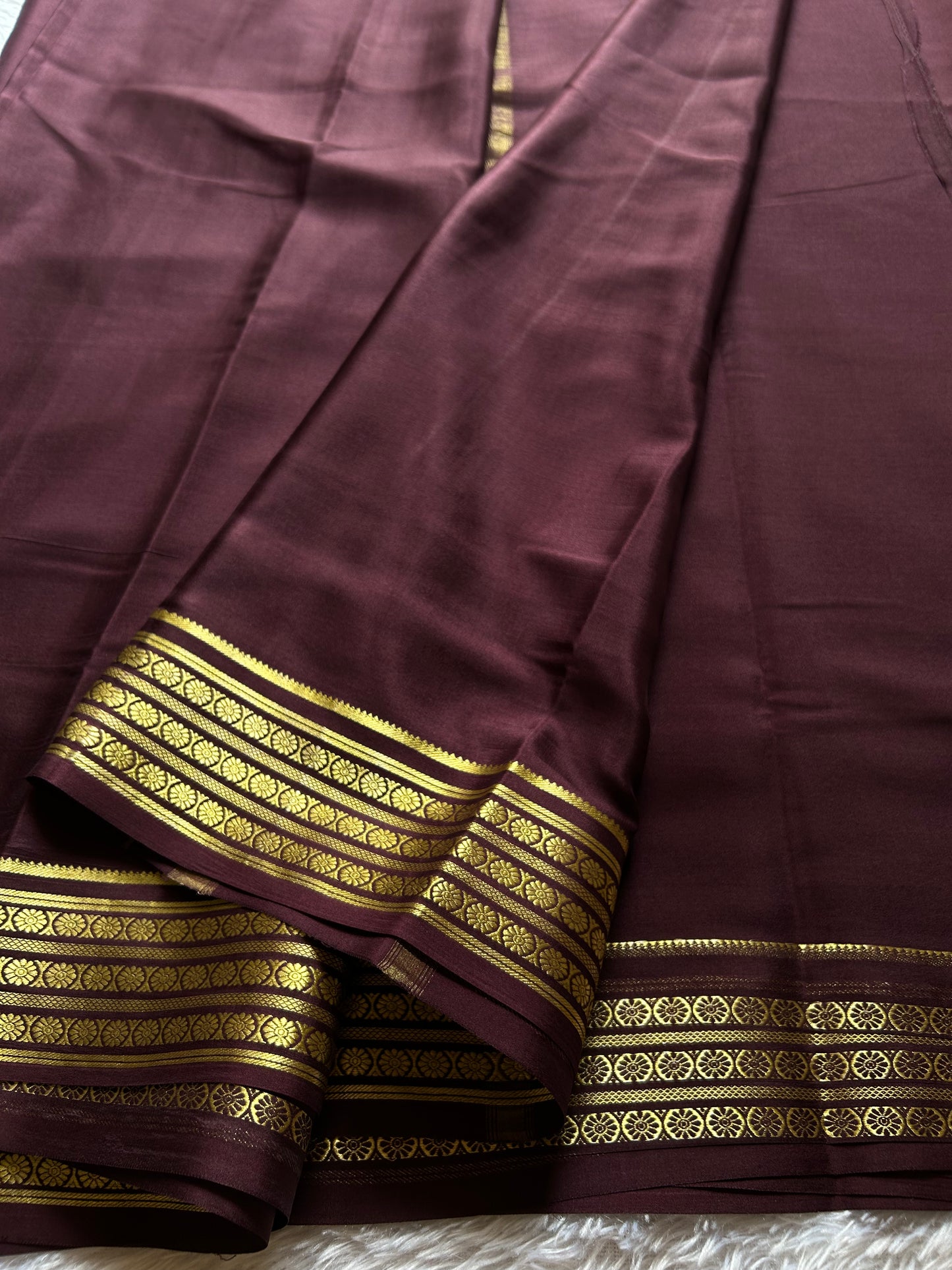 Pushpa : Solid Chocolate brown