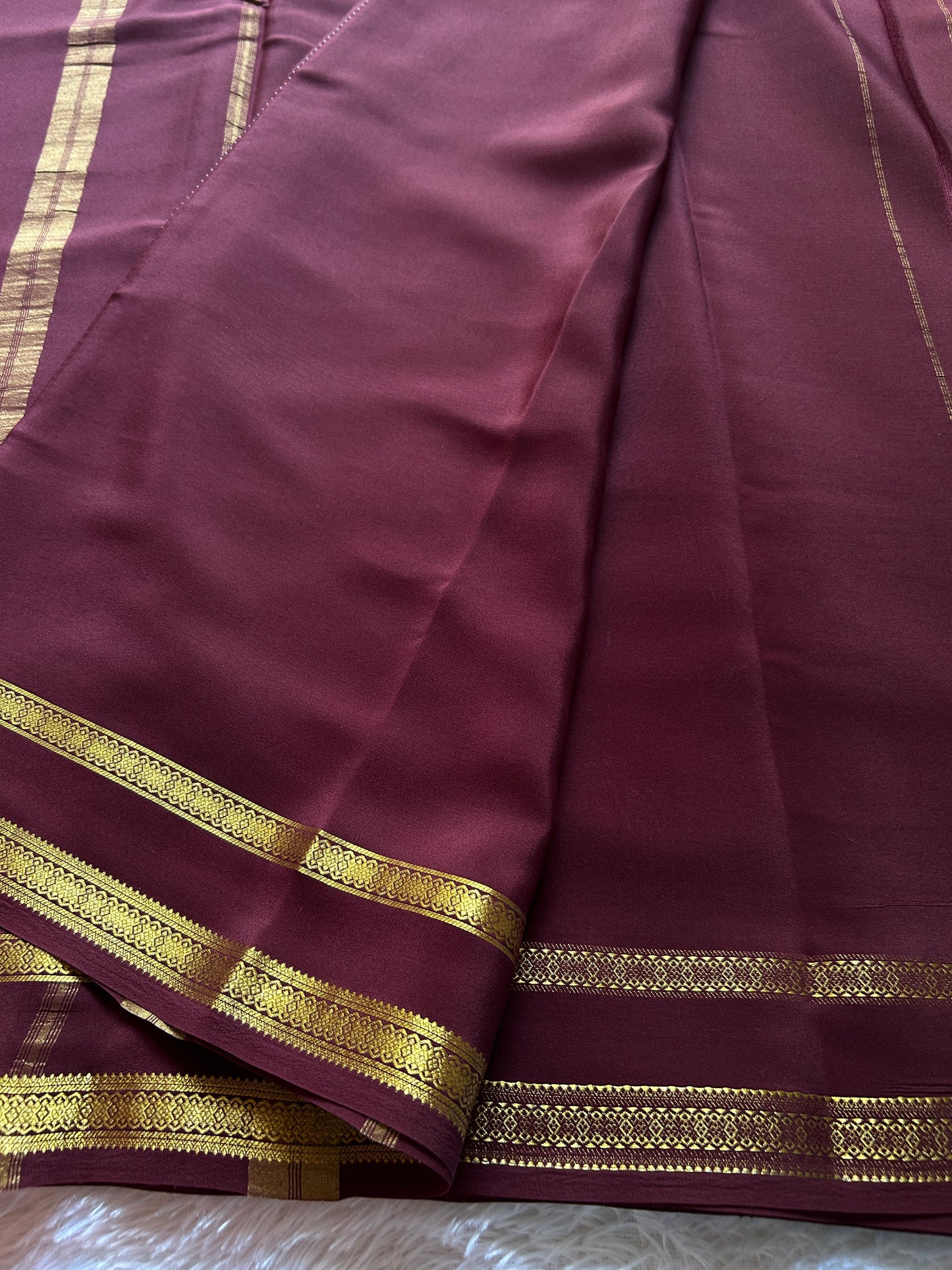 Rukmini : Solid Chocolate brown
