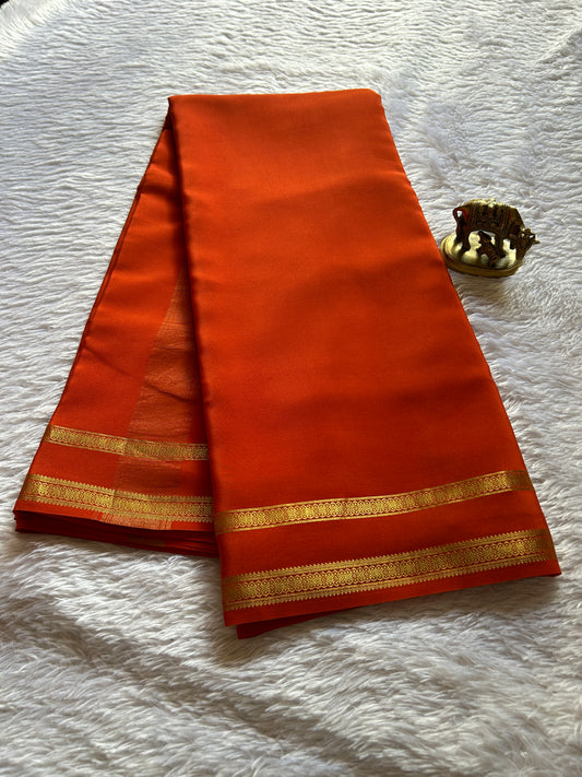 Rukmini : Solid Orange