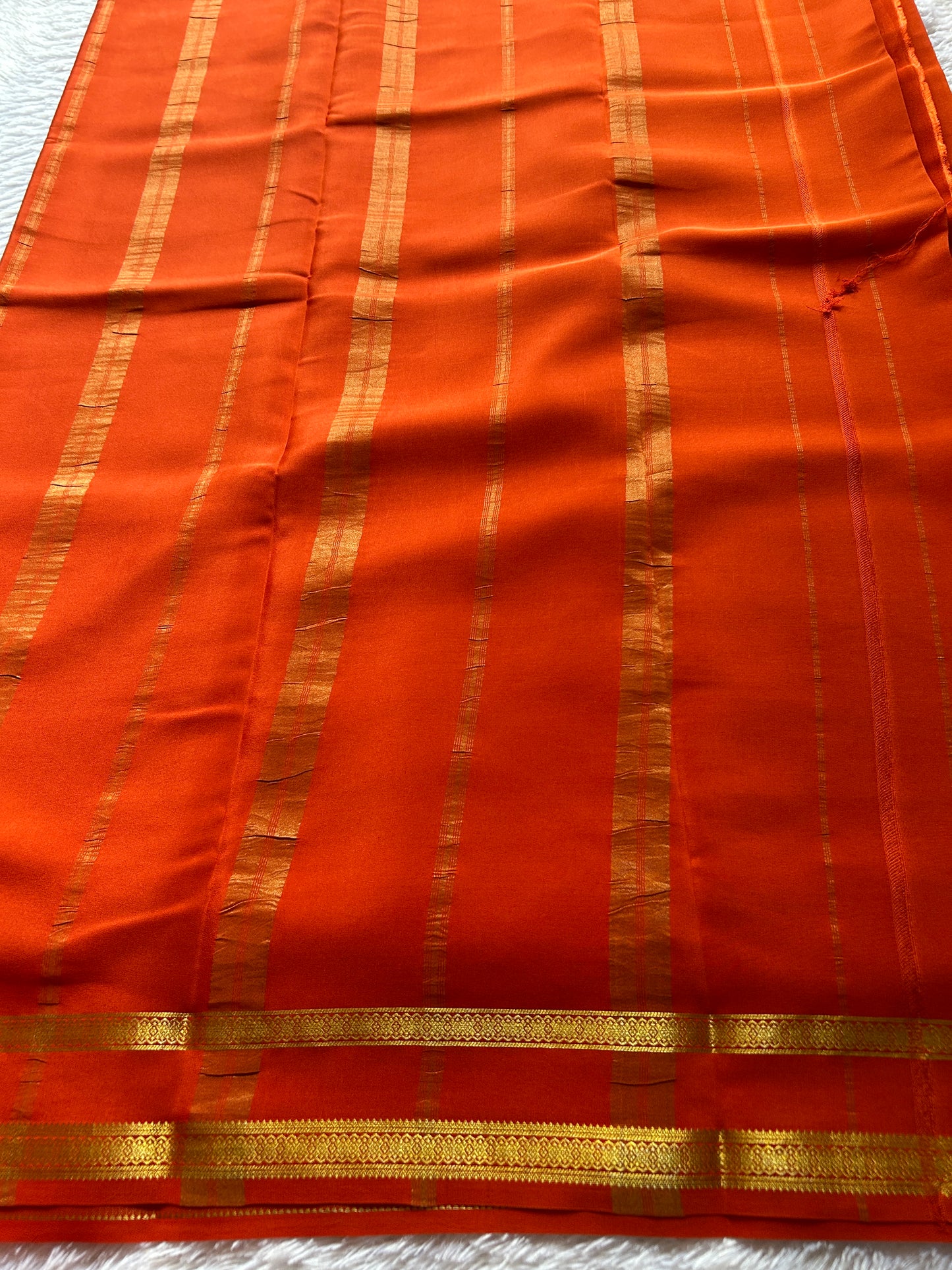 Rukmini : Solid Orange