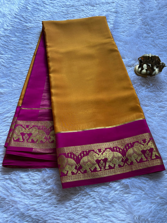 Gajanana (2D) : Golden yellow-magenta