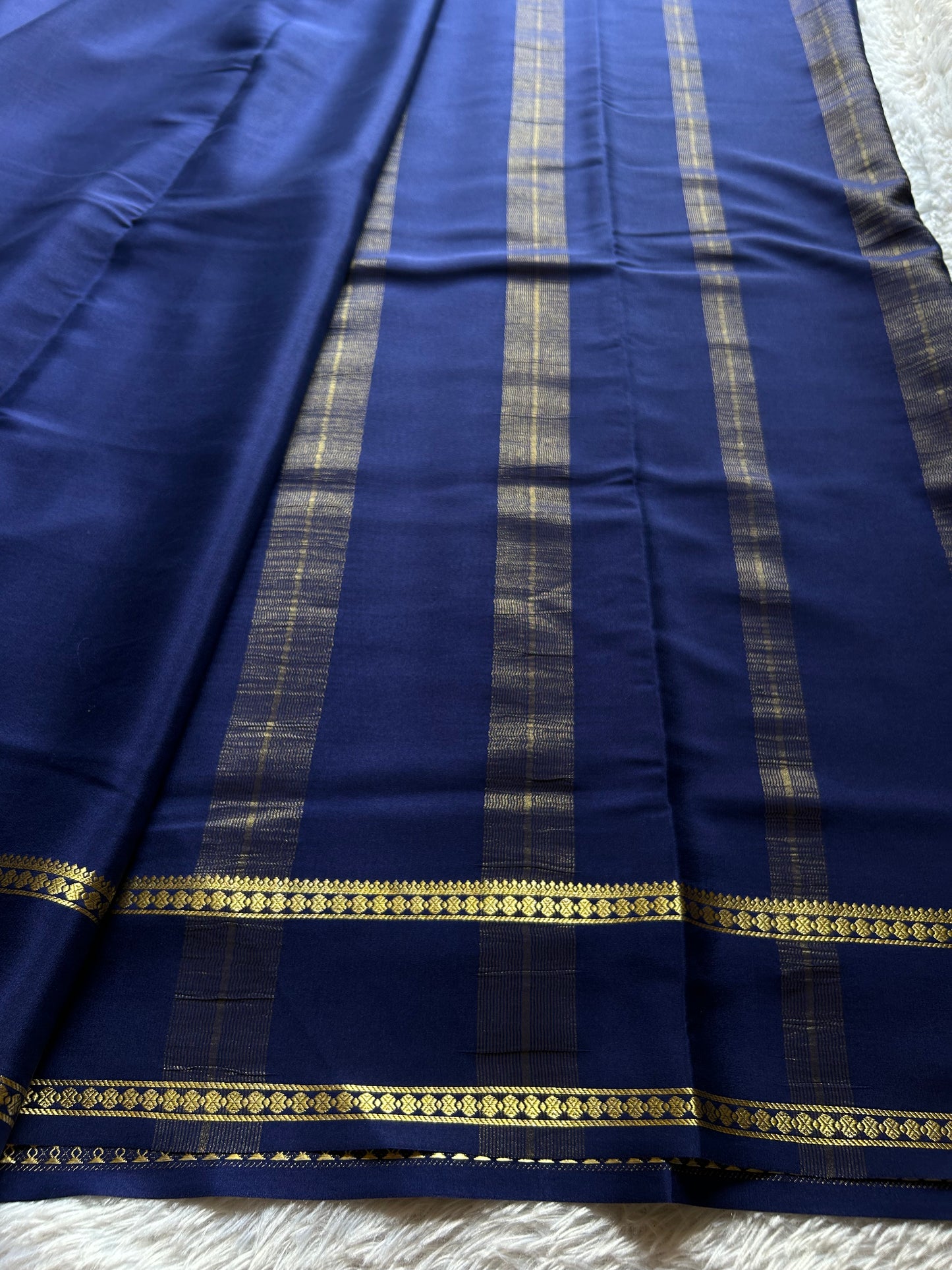 Shakthi : Solid Navy blue