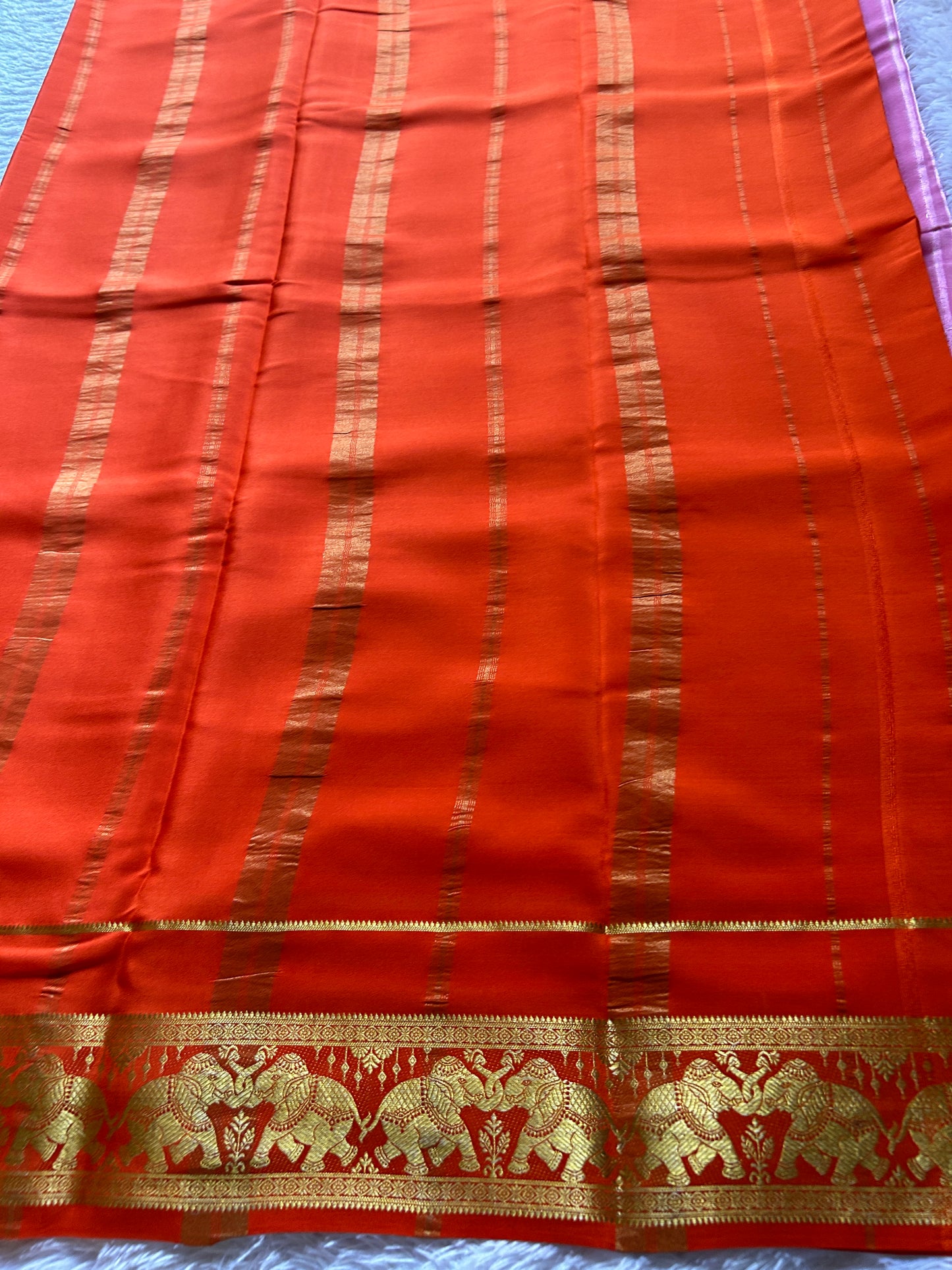 Gajanana (2D) : Lavender-orange