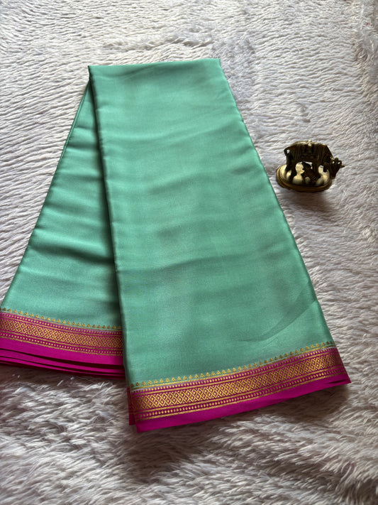 Preetha (2D) : Sea green-rani pink
