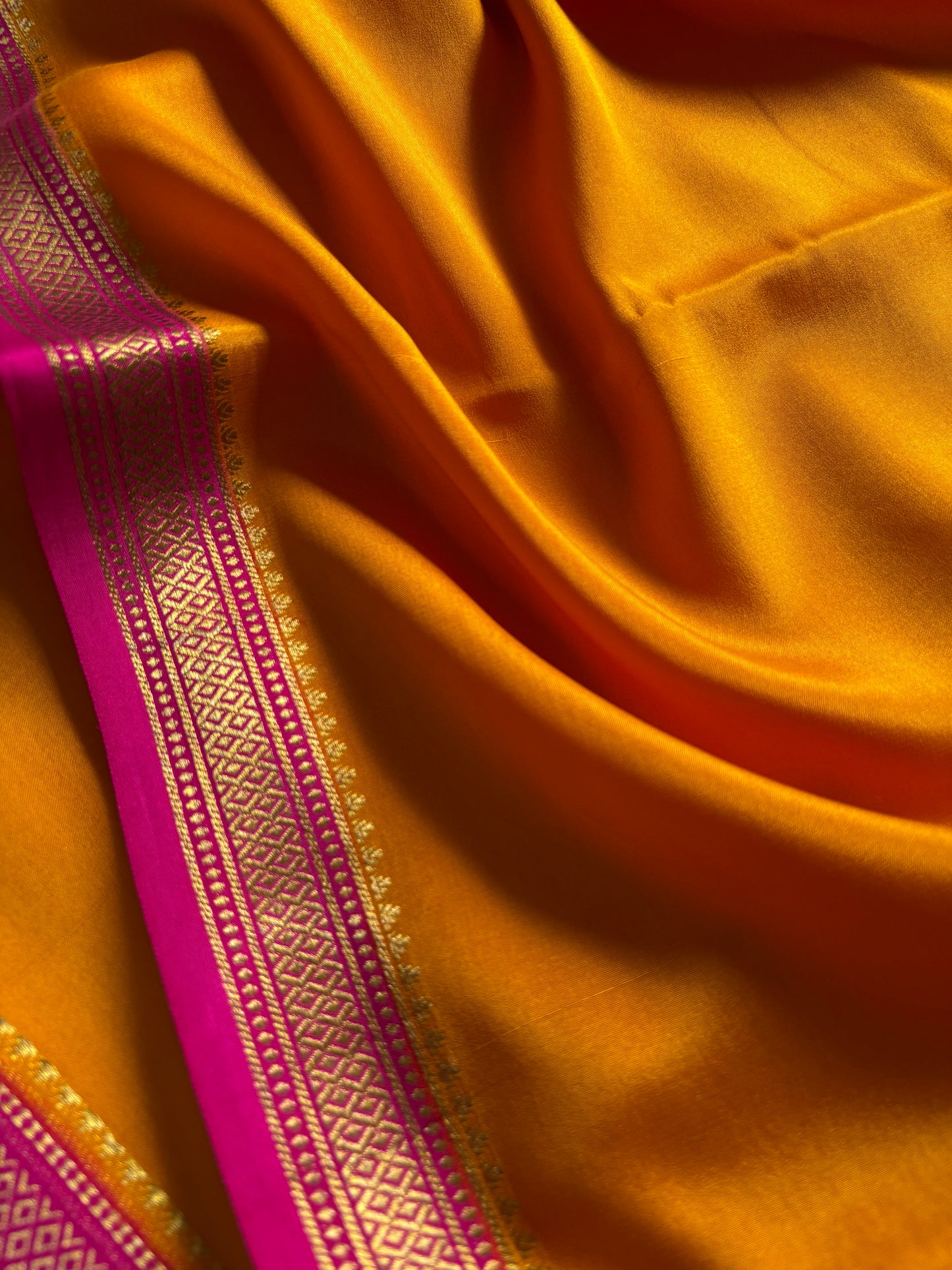 Preetha (2D) : Light orange-rani pink