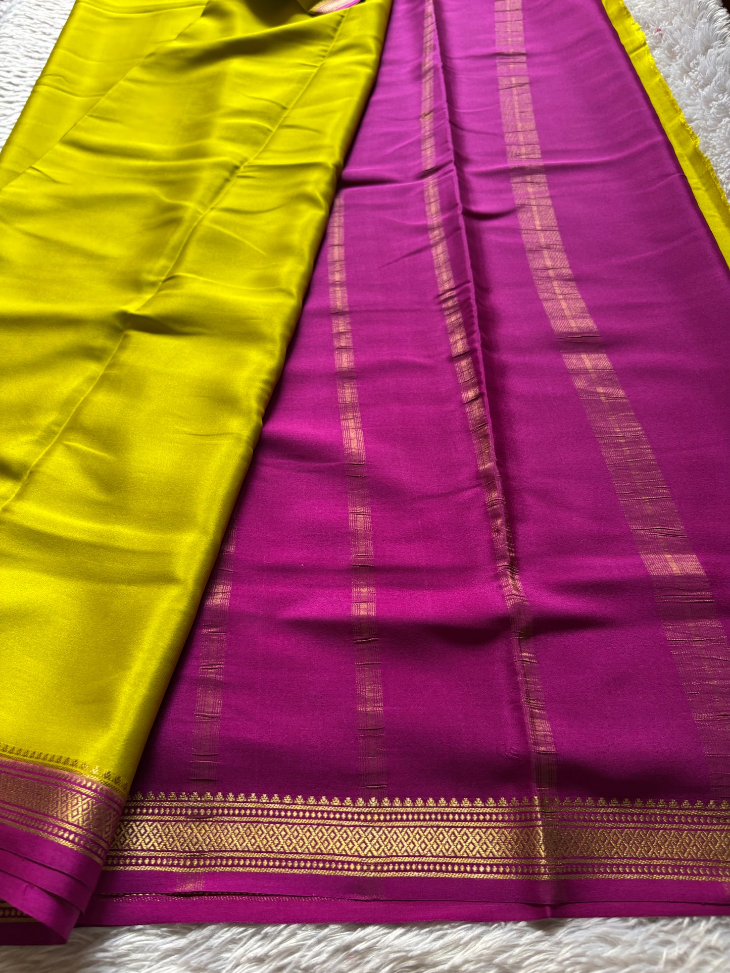 Preetha (2D) : Olive-magenta