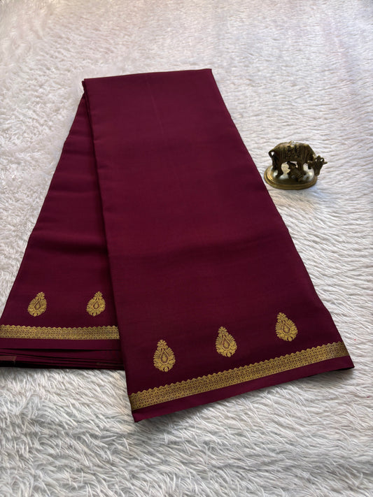 Swathi : Solid Maroon