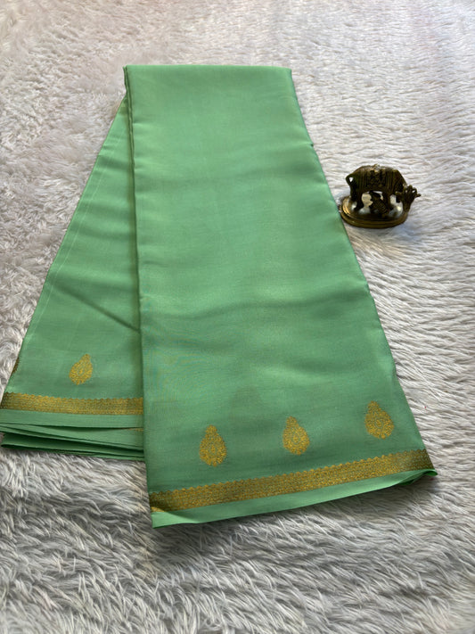Swathi : Solid Mint green