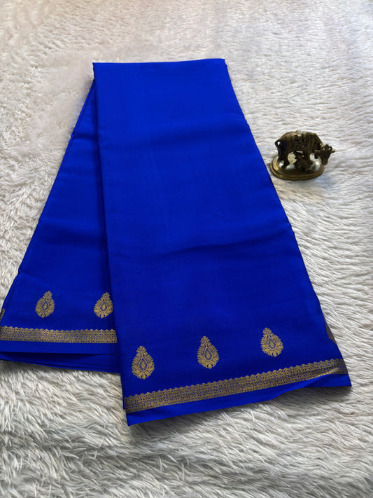 Swathi : Solid Royal blue
