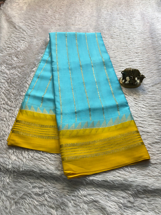 Sirisha (2D) : Sea blue-yellow