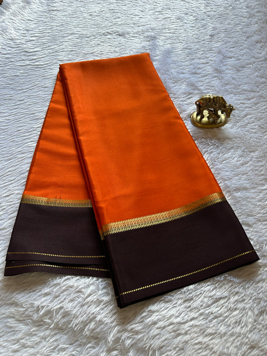 Vibha (2D) : Orange-deep brown