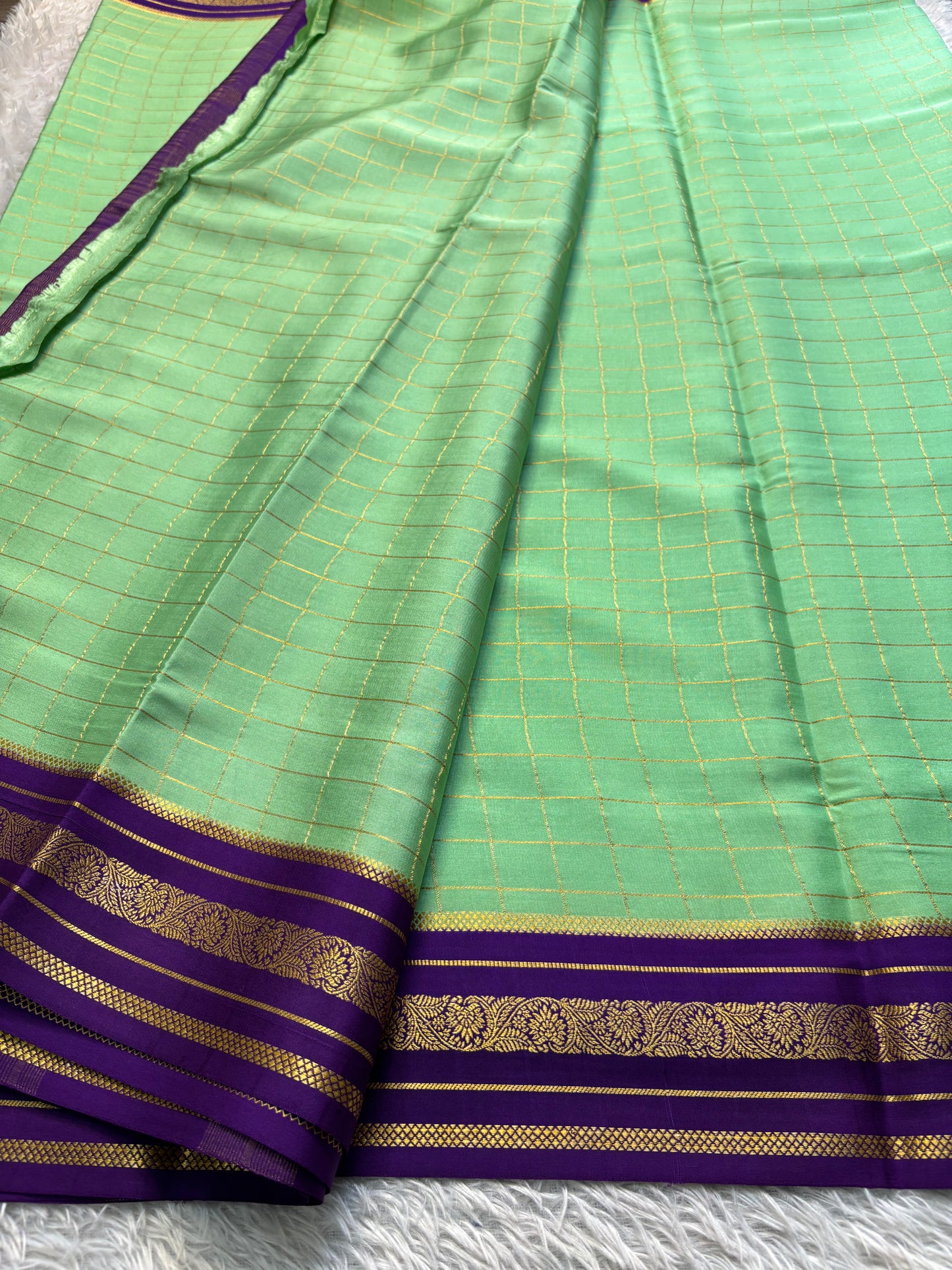Parnika (2D) : Mint green-purple