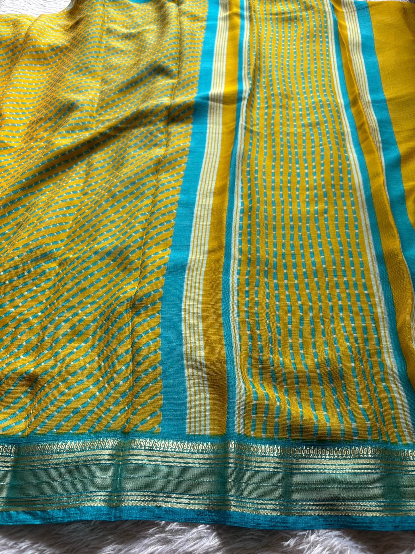SS110 (2D) : Golden yellow-ananda blue