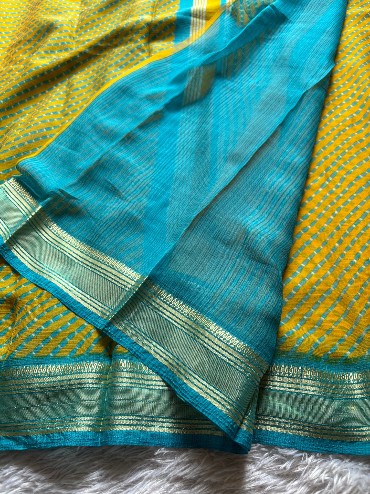 SS110 (2D) : Golden yellow-ananda blue