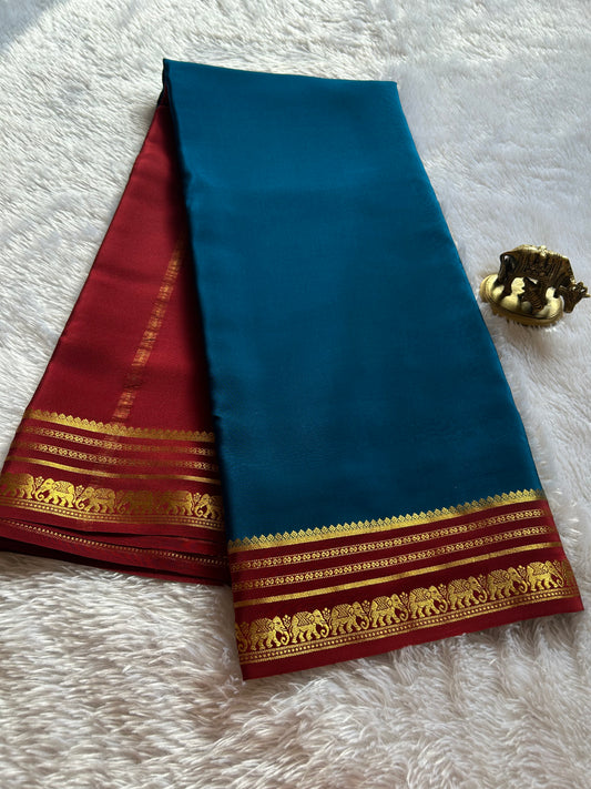 Eshwari (2D) : Ink blue-red