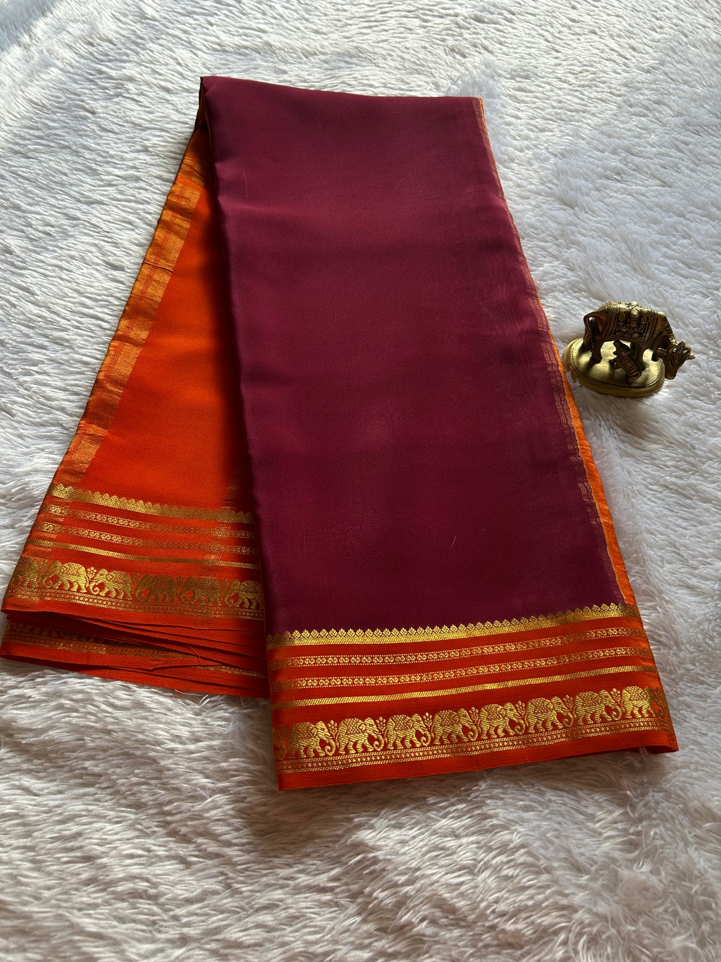 Eshwari (2D) : Maroon-orange
