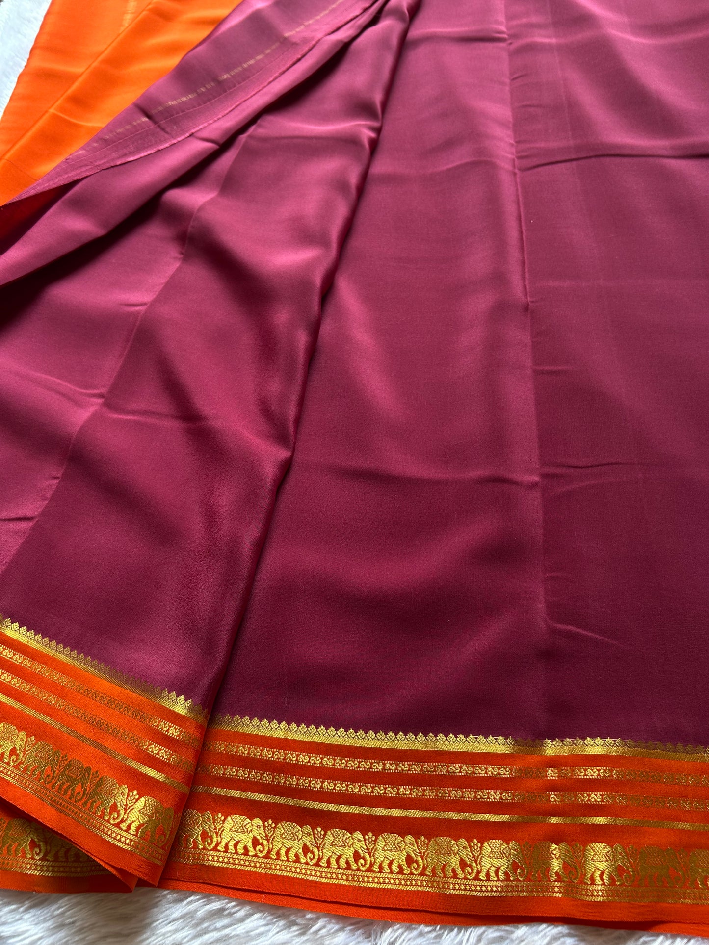 Eshwari (2D) : Maroon-orange