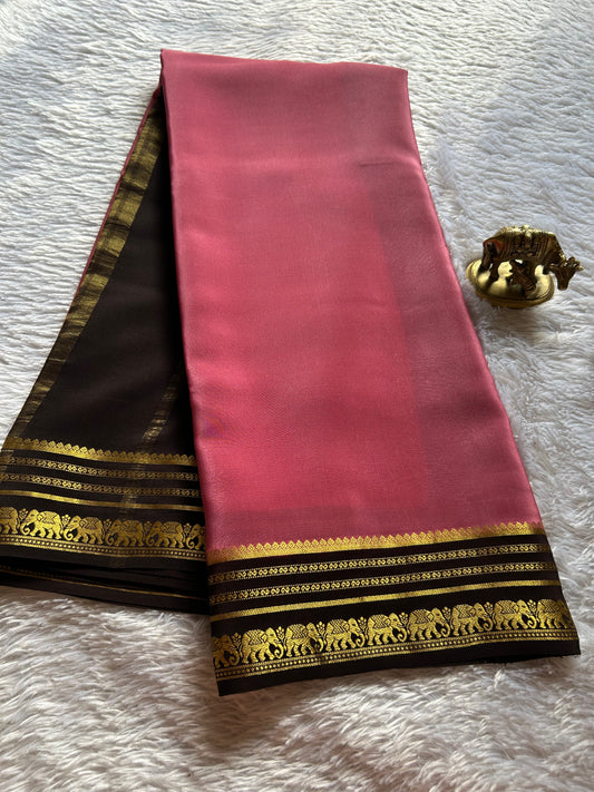 Eshwari (2D) : Baby pink-black