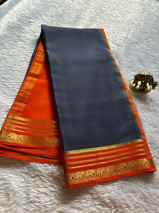 Eshwari (2D) : Black-orange