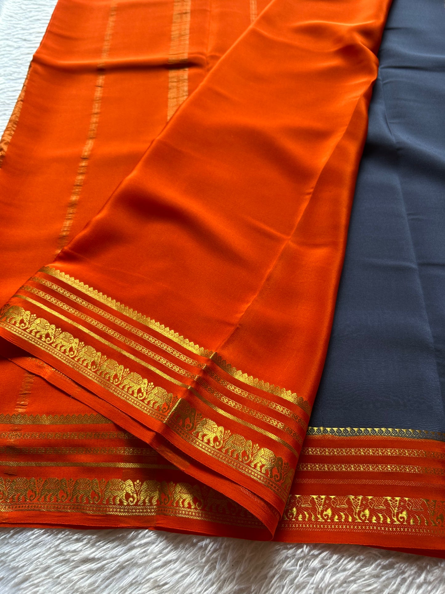 Eshwari (2D) : Black-orange