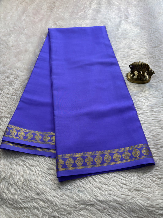 Brunda : Solid Purplish blue