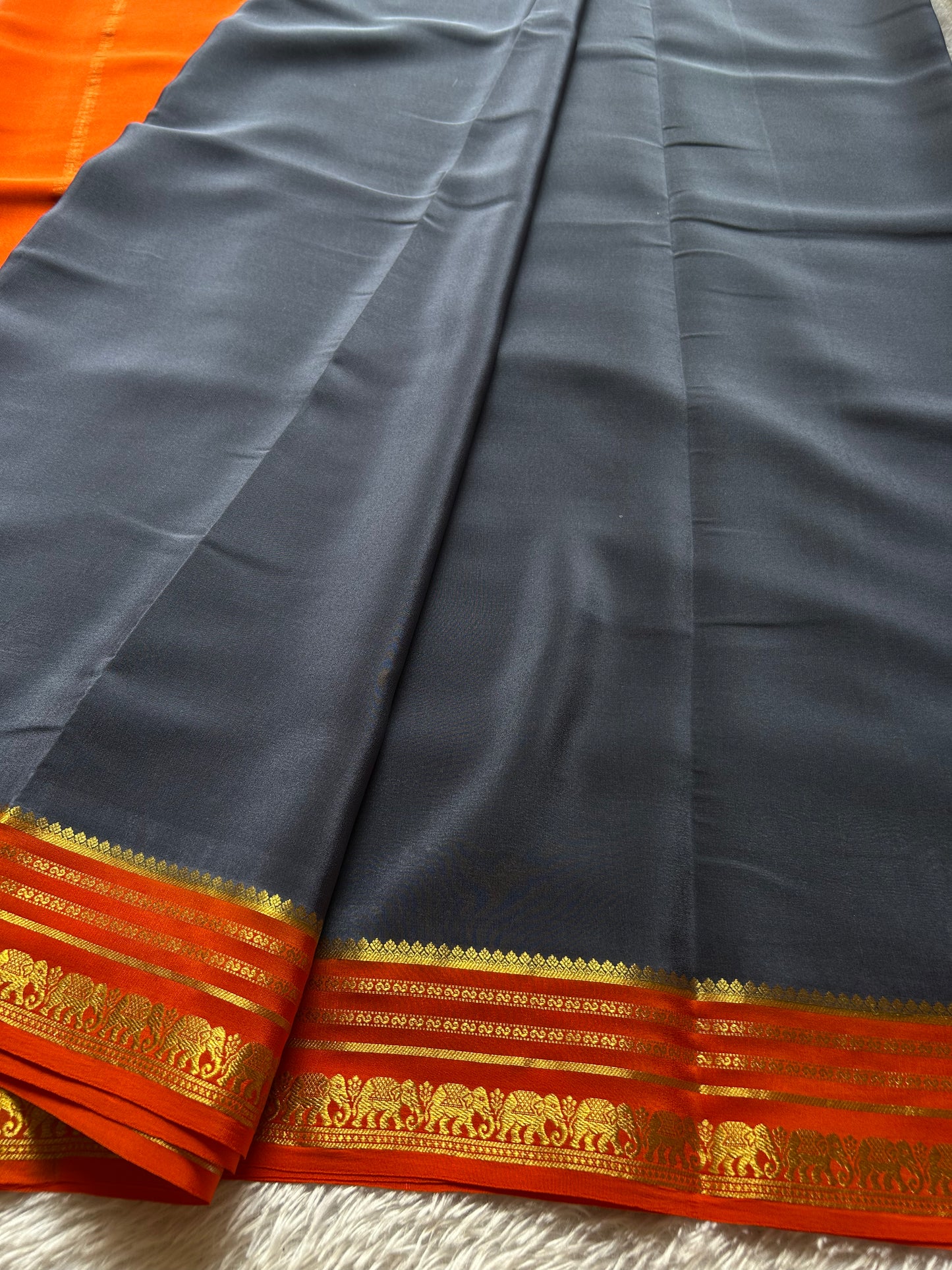 Eshwari (2D) : Black-orange