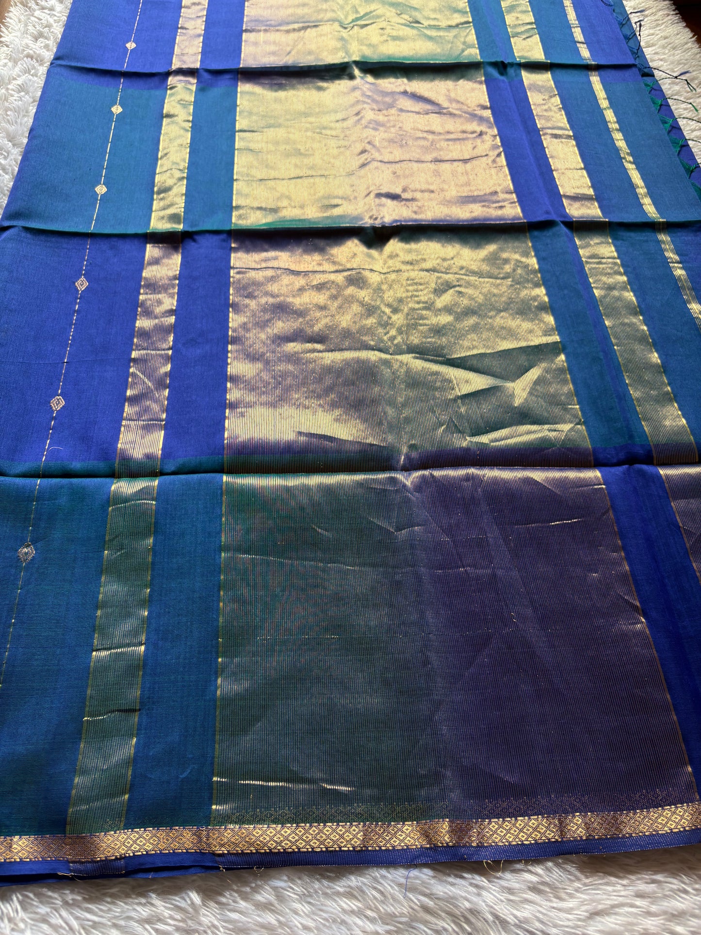 Chandini : Solid Dark blue